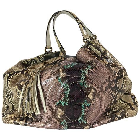 gucci pink python bag|gucci python bag yellow.